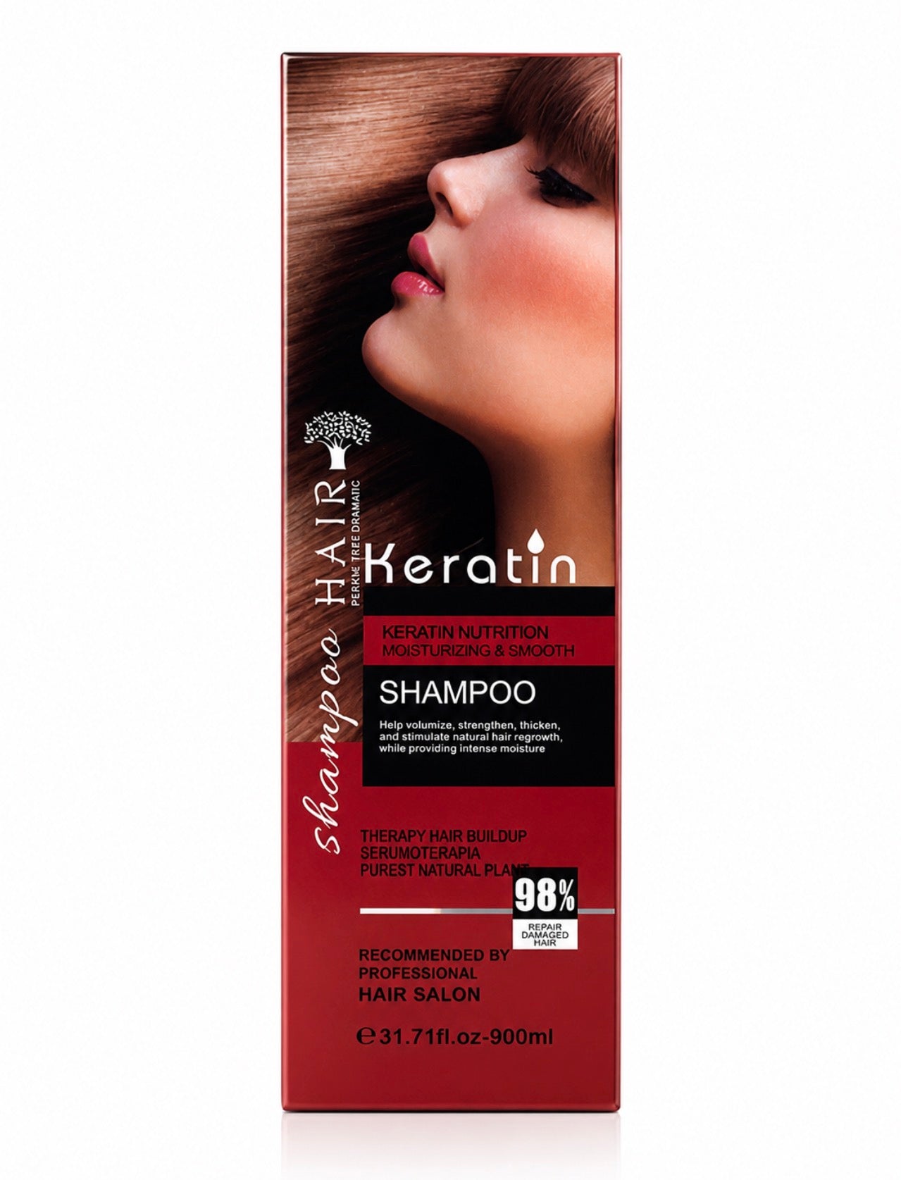 Keratin Shampoo Czerwony